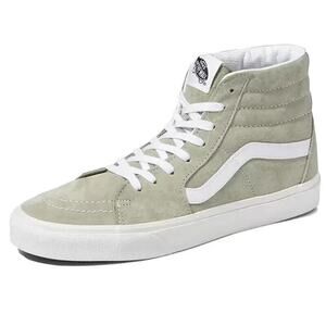 NEW Vans SK8 Hi Pig Suede Moss Gray Classic Skate Shoes Men's 6.5 Women's 8